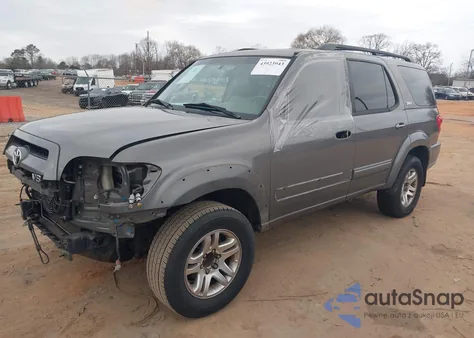 2007 Toyota Sequoia Sr5 V8 from USA, damaged, VIN 5TDZT34A47S285795